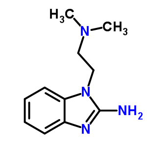 1-(2-二乙基氨基乙基)-1H-苯并咪唑-2-胺结构式_38652-79-8结构式