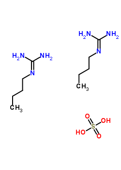 丁基胍硫酸盐结构式_3867-74-1结构式