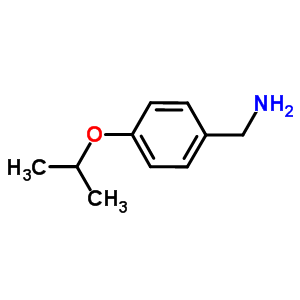 1-(4-异丙氧基苯基)甲胺结构式_387350-82-5结构式