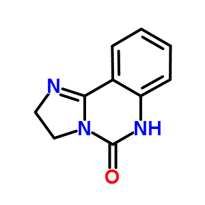 2,3-二氢咪唑并[1,2-C]喹唑啉-5(6H)-酮结构式_38767-52-1结构式