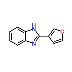 (9ci)-2-(3-呋喃)-1H-苯并咪唑结构式_3878-22-6结构式