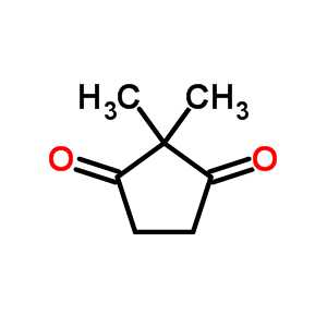 2,2-二甲基-1,3-环戊烷二酮结构式_3883-58-7结构式