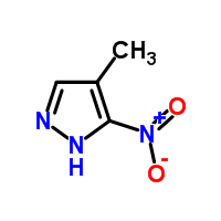 4-甲基-3-硝基吡唑结构式_38858-90-1结构式