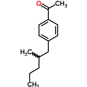 1-[4-(2-甲基戊基)苯基]-乙酮结构式_38861-81-3结构式