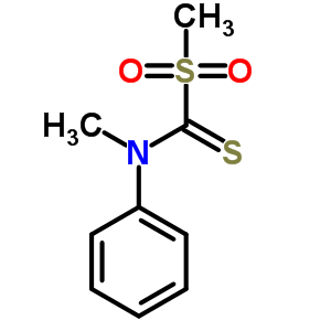 (9Ci)-N-甲基-1-(甲基磺酰基)-N-苯基-甲烷硫代酰胺结构式_38930-57-3结构式
