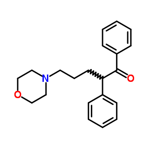 1,2-二苯基-5-吗啉-1-戊酮结构式_38940-47-5结构式