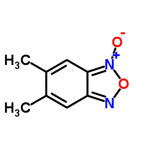 5,6-二甲基-2,1,3-苯噁二唑 1-氧化物结构式_39132-77-9结构式