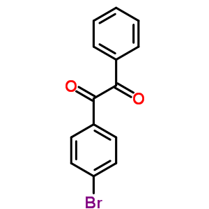 1-(4-溴苯基)-2-苯基-1,2-乙烷二酮结构式_39229-12-4结构式