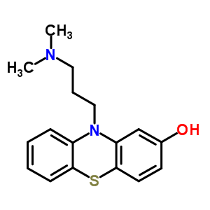 10-(3-二甲基氨基丙基)吩噻嗪-2-醇结构式_3926-64-5结构式
