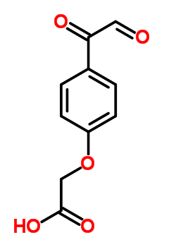 4-(氧代乙酰基)苯氧基乙酸结构式_39270-55-8结构式