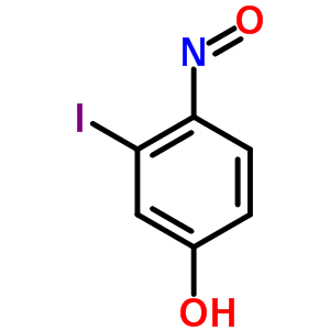 4-(羟基亚氨基)-3-碘-2,5-环己二烯-1-酮结构式_39495-50-6结构式