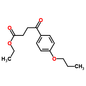 4-氧代-4-(4-N-丙氧基苯基)丁酸乙酯结构式_39496-81-6结构式