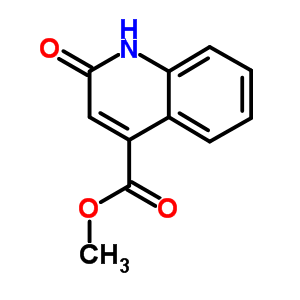 2-氧代-1,2-二氢喹啉-4-羧酸甲酯结构式_39497-01-3结构式