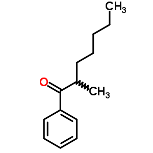 2-甲基-1-苯基-1-庚酮结构式_39576-10-8结构式