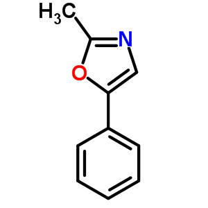 2-甲基-5-苯基-噁唑结构式_3969-09-3结构式