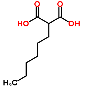 己基丙二酸结构式_3974-36-5结构式