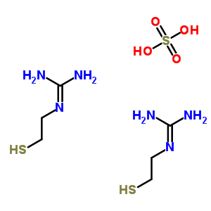 (2-巯基乙基)-胍硫酸盐结构式_3979-00-8结构式