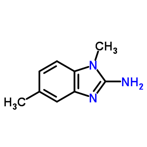1,5-二甲基苯并咪唑-2-胺结构式_39860-12-3结构式