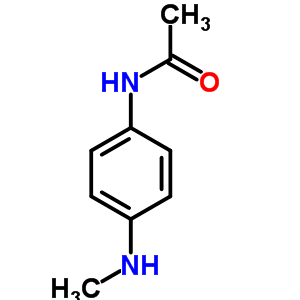 N-(4-(甲基氨基)苯基)乙酰胺结构式_39970-48-4结构式