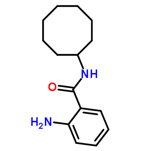 (9ci)-2-氨基-n-环辛基-苯甲酰胺结构式_401589-18-2结构式