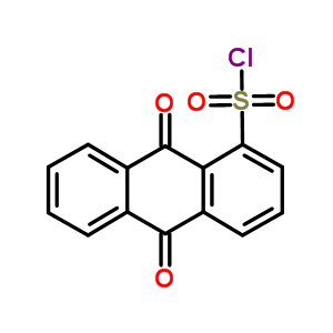 9,10-二氧代蒽-1-磺酰氯结构式_4025-69-8结构式