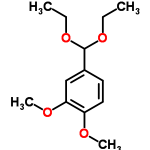 4-(二乙氧基甲基)-1,2-二甲氧基-苯结构式_40527-43-3结构式