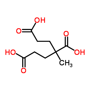 3-甲基戊烷-1,3,5-三羧酸结构式_40530-20-9结构式