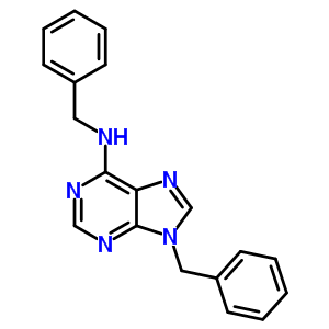 N,9-二苄基嘌呤-6-胺结构式_4059-09-0结构式
