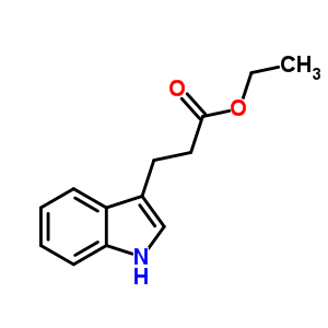 3-(1H-吲哚-3-基)丙酸乙酯结构式_40641-03-0结构式