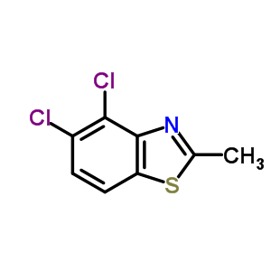 (9ci)-4,5-二氯-2-甲基-苯并噻唑结构式_40671-25-8结构式