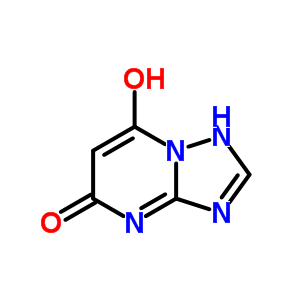 5-羟基-[1,2,4]三唑并[1,5-a]嘧啶-7-醇结构式_40775-75-5结构式
