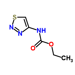 n-(噻二唑-4-基)氨基甲酸乙酯结构式_4100-29-2结构式