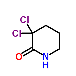 3,3-二氯-2-哌啶酮结构式_41419-12-9结构式
