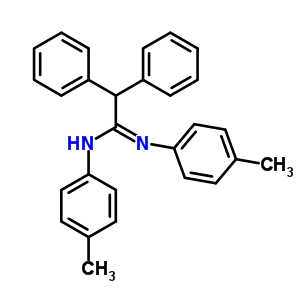 N,N-双(4-甲基苯基)-2,2-二苯基-乙脒结构式_4172-75-2结构式