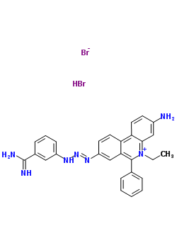 溴化氮氨菲啶氢溴酸盐结构式_4174-69-0结构式