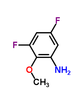 (9ci)-3,5-二氟-2-甲氧基-苯胺结构式_41860-67-7结构式
