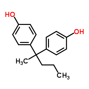 4,4-(戊烷-2,2-二基)二苯酚结构式_4204-58-4结构式