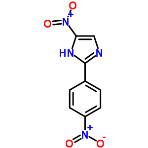 5-硝基-2-(4-硝基苯基)-1H-咪唑结构式_4205-17-8结构式