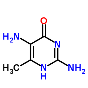 (9ci)-2,5-二氨基-6-甲基-4(1H)-嘧啶酮结构式_4214-86-2结构式