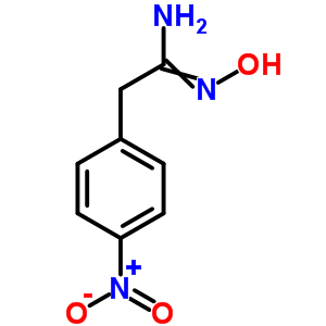 n-羟基-4-硝基苯乙脒结构式_42191-47-9结构式