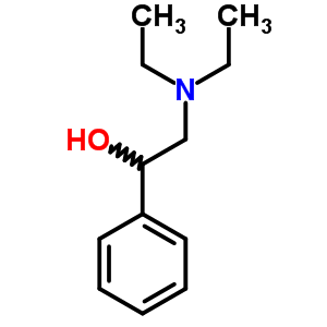 a-[(二乙基氨基)甲基]-苯甲醇结构式_4249-64-3结构式