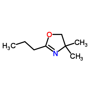 Oxazole, 4,5-dihydro-4,4-dimethyl-2-propyl-Structure,4271-19-6Structure Oxazole, 4,5-dihydro-4,4-dimethyl-2-propyl- Structure,4271-19-6Structure
