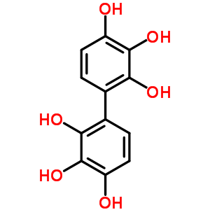 4-(2,3,4-三羟基苯基)苯-1,2,3-三醇结构式_4274-29-7结构式