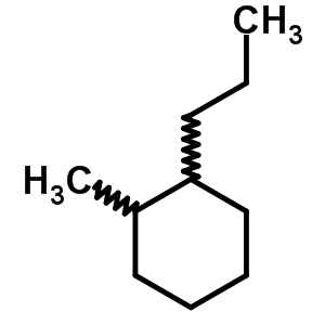1-甲基-2-丙基环己烷结构式_4291-79-6结构式