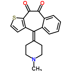 9,10-Dioxo ketotifenStructure,43076-16-0Structure 9,10-Dioxo ketotifen Structure,43076-16-0Structure