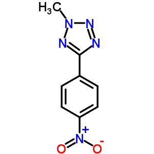 2-甲基-5-(4-硝基苯基)-2H-四唑结构式_43131-48-2结构式