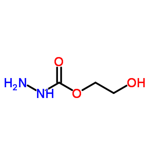 2-羟基-N-氨基氨基甲酸乙酯结构式_4341-20-2结构式