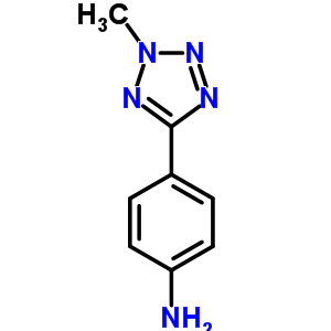 4-(2-甲基-2H-四唑-5-基)苯胺结构式_436092-89-6结构式