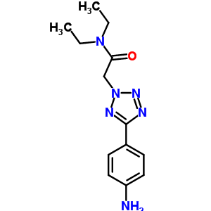 2-[5-(4-氨基-苯基)-四唑-2-基]-N,N-二乙基乙酰胺结构式_436092-91-0结构式