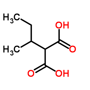 2-仲丁基丙二酸结构式_4372-15-0结构式